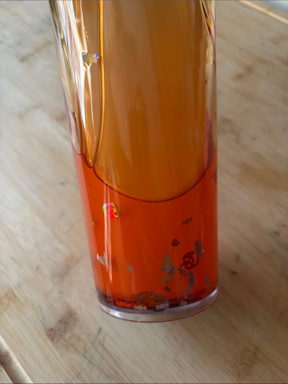 Halloween Orange Double-Wall Travel Tumbler with Lid -